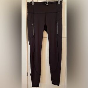 Athleta Ranier legging tights Medium tall black